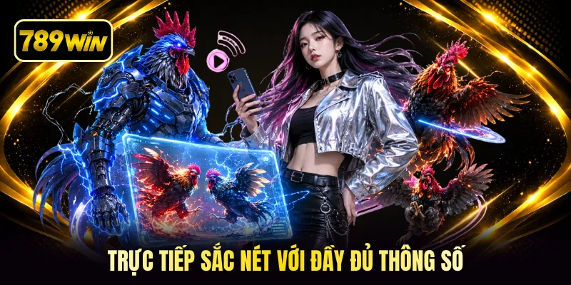 Trực tiếp sắc nét với đầy đủ thông số